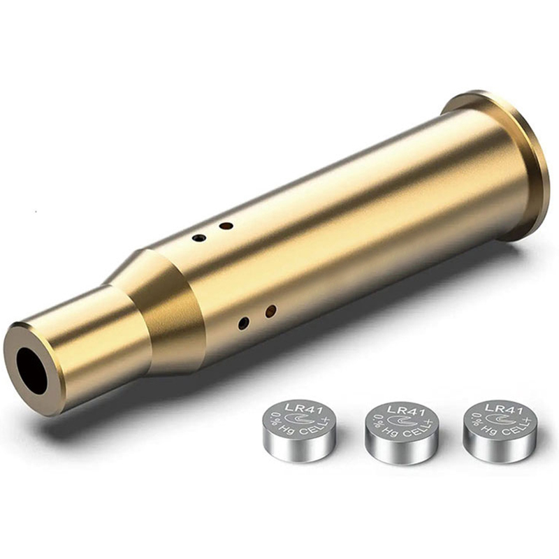 Feyachi 보어 사이트 7.62x54R 빨간색 레이저 보어 조준기(배터리 3세트 포함)
