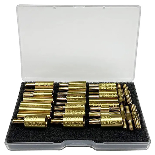 건 청소 막대 피팅 어댑터 30 Pcs 팩 5-40 8-32 10-32 5/16-27 M3 M4 M5 암수 막대 커넥터의 나사