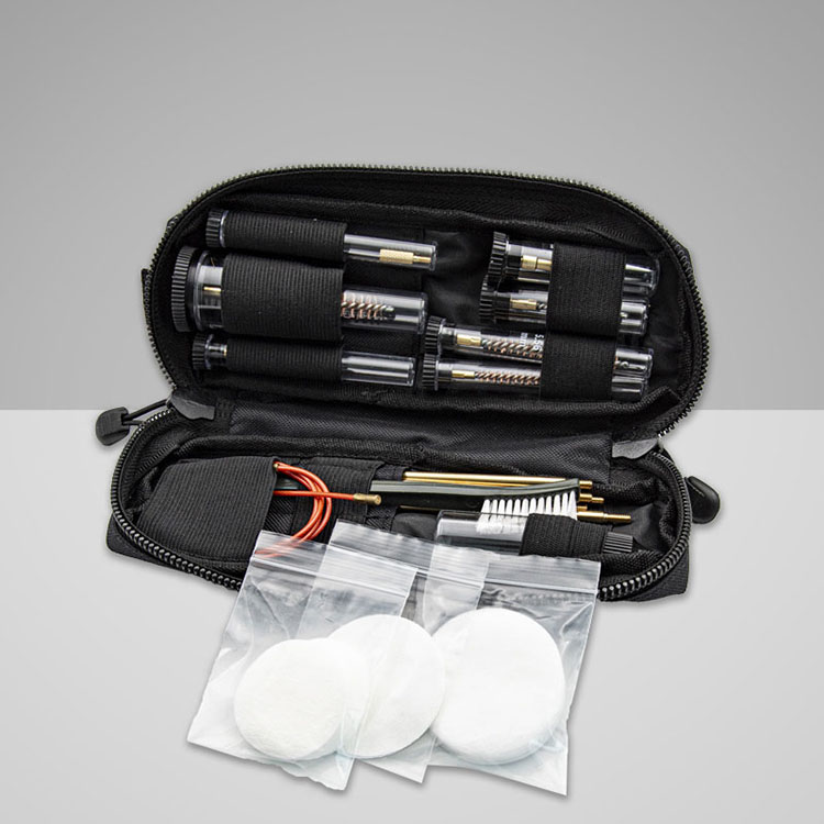 소총용 Molle 시스템 총 청소 키트 .177cal. 그리고 .223cal. 5개의 청소 막대와 1개의 유연한 케이블 포함