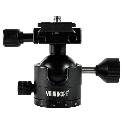 Arca 스위스 가이드 레일 나사 구멍이 있는 이중 턱 폐쇄형 총 고정 장치 슈팅 삼각대 브래킷, 삼각대 볼 헤드 브래킷