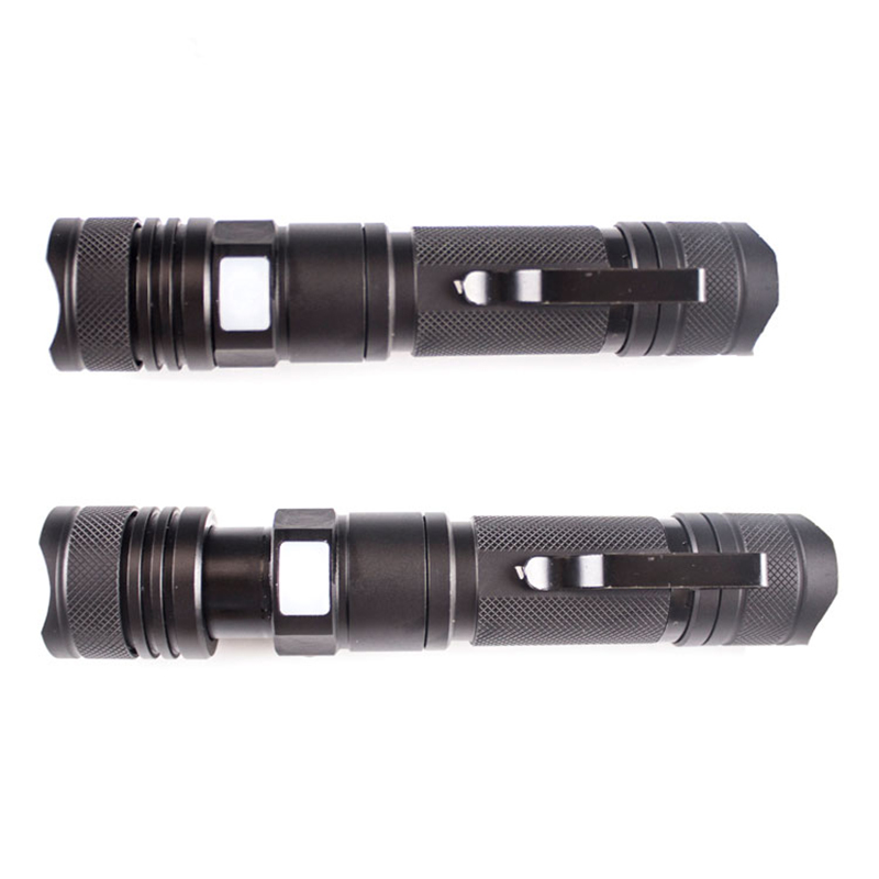 휴대용 USB 충전식 LED 토치 라이트