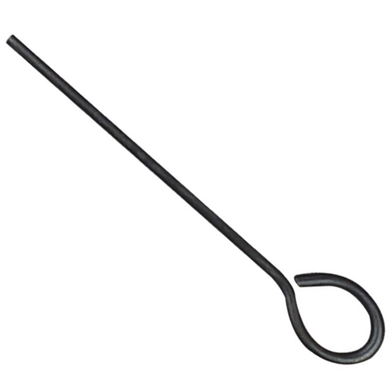 권총용 링 손잡이가 있는 Stee Gun Cleaning Rod