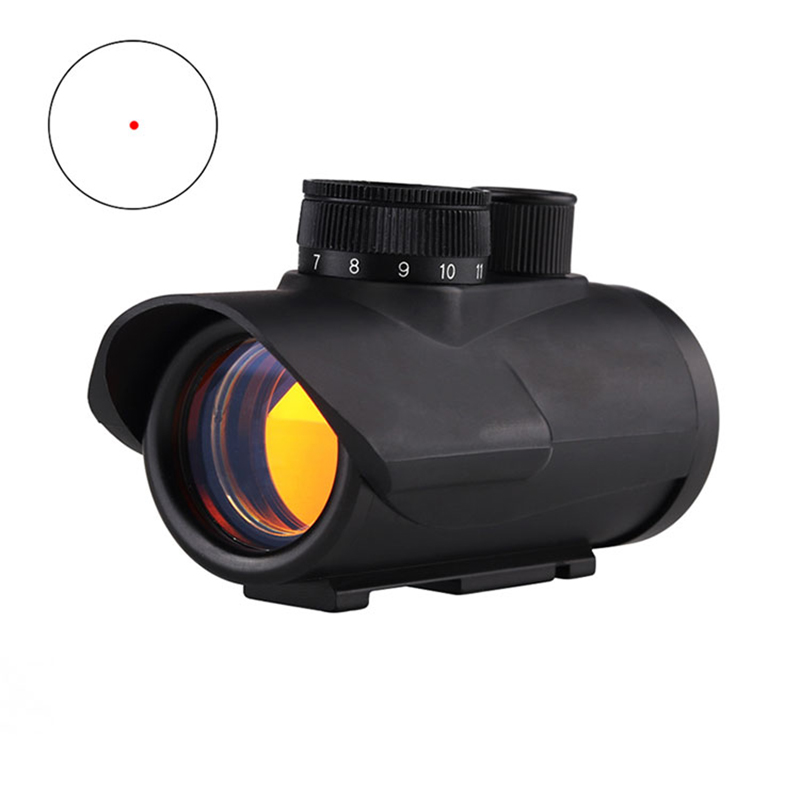 전술 사냥 1x30 레드 닷 홀로그램 시력 RGB 도트 시력 11/20mm Picatinny Weaver Rail Mount